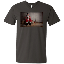 Load image into Gallery viewer, 982 Anvil Men&#39;s Printed V-Neck T-Shirt